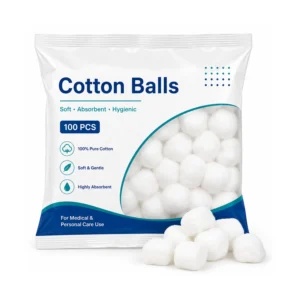 Cotton Balls – 100% Pure Cotton, 100 Pieces