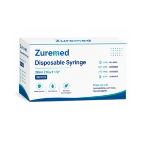 Disposable Syringe 20ml 21G x 1 1/2"