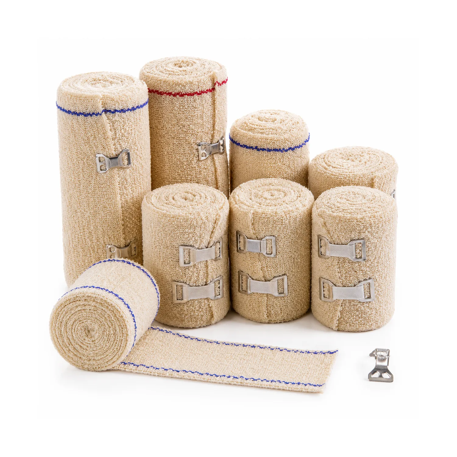 Elastic Crepe Bandage with Clips