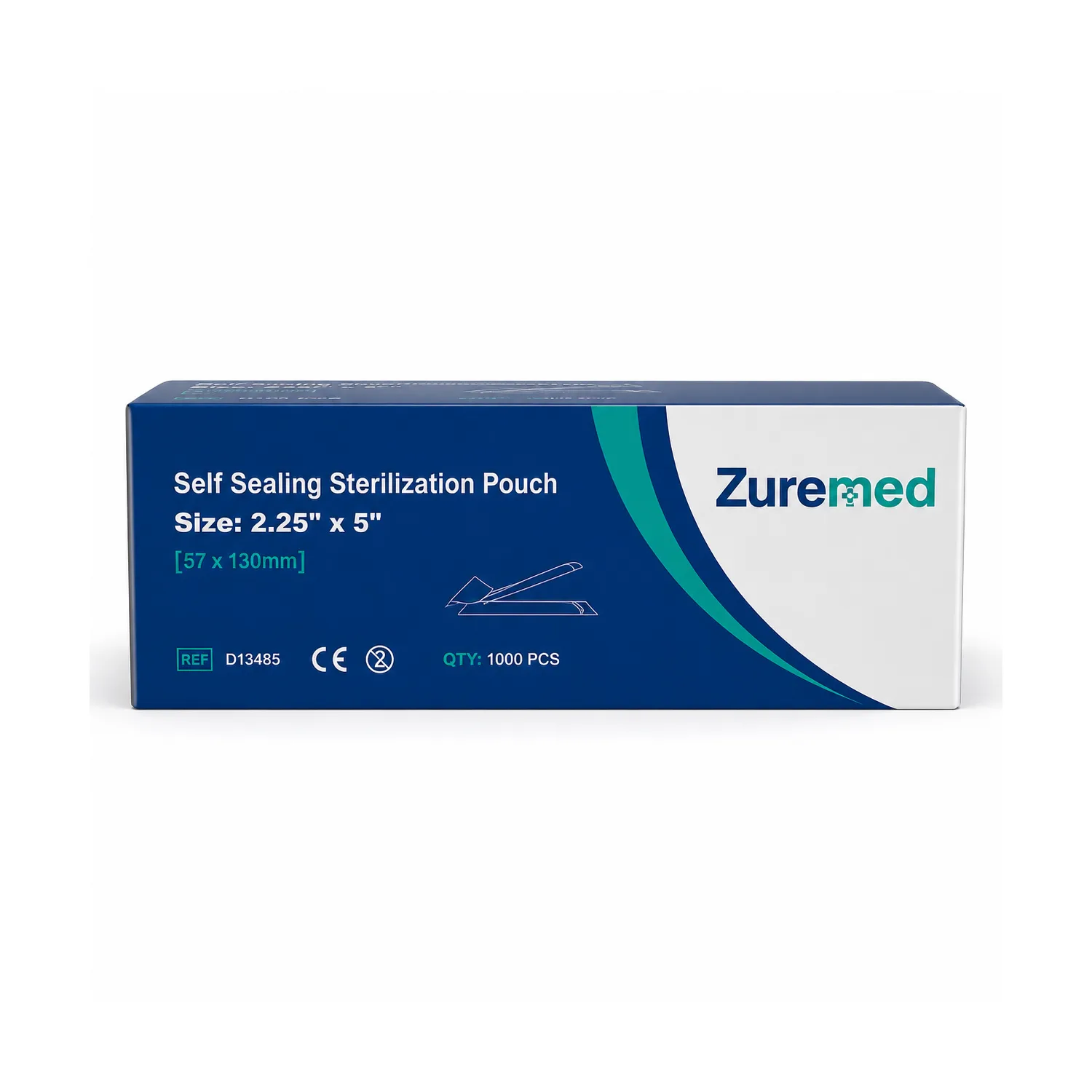 Self Sealing Sterilization Pouch 57 x 130mm