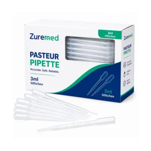 Zuremed Pasteur Pipette 3 mL – 500 Pieces