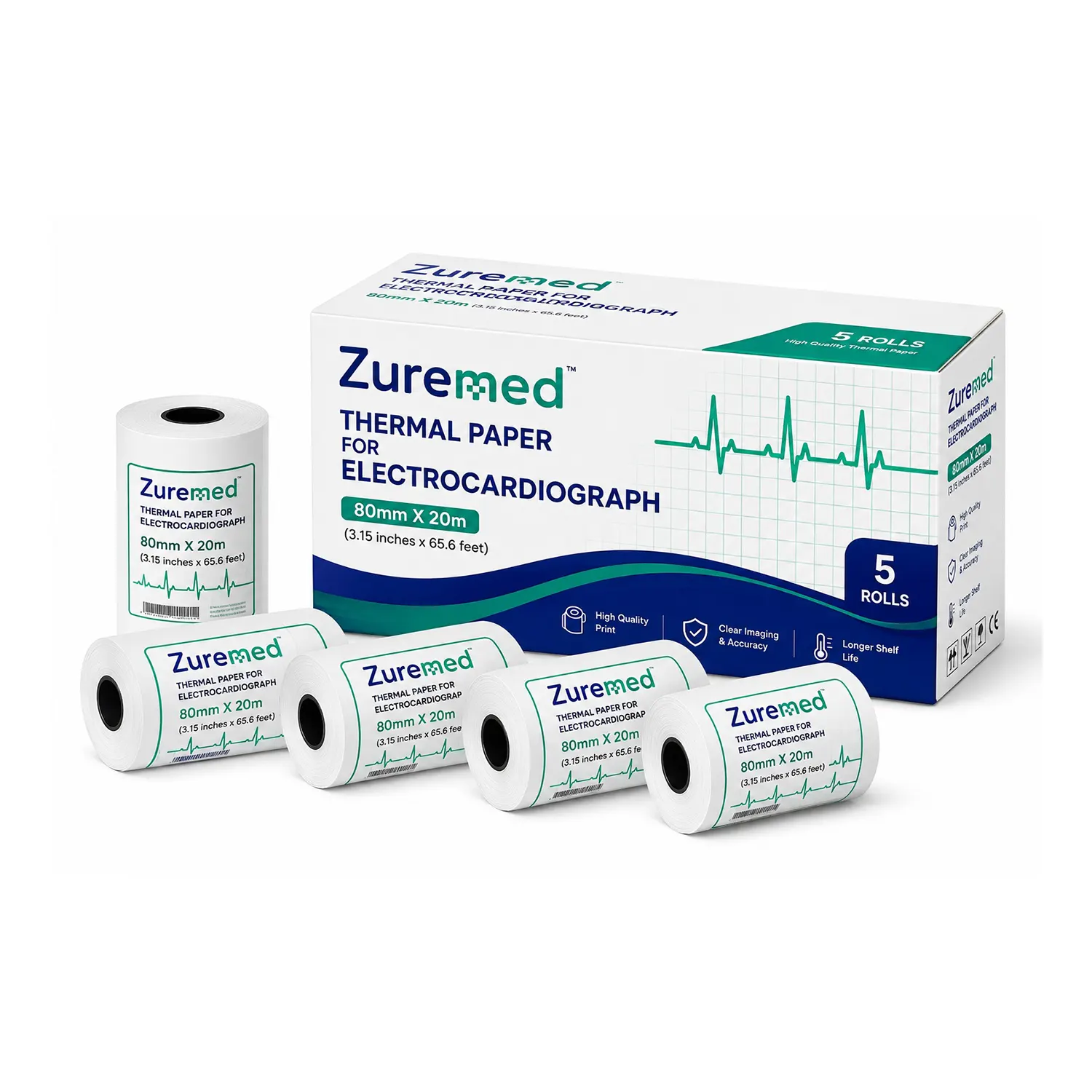 Zuremed Thermal Paper for Electrocardiograph