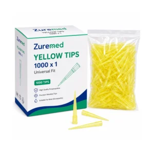 Zuremed Yellow Pipette Tips 1000 µL – 1000 Tips